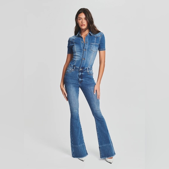 CLOSET CLOSING Ser.O.Ya Fallon Jumpsuit in Bayside Sz XS Revolve FWRD Seroya - Picture 2 of 9